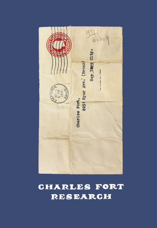 Charles Fort Research cover